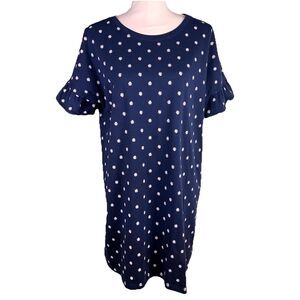 Old Navy Navy Floral Dress Size Large Daisy Comfy Casual